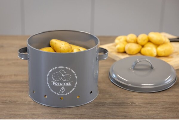 Ocelová dóza na brambory Secret Du Potager – Esschert Design