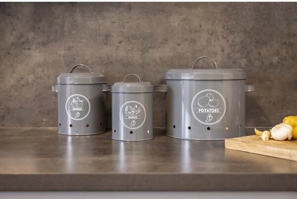 Ocelová dóza na brambory Secret Du Potager – Esschert Design