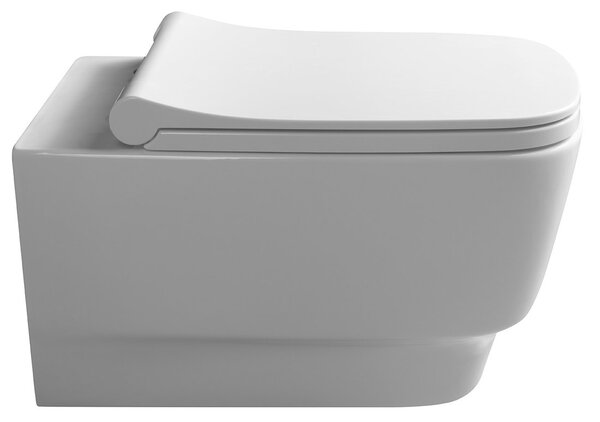 Sapho Sapho, BELLO závěsná WC mísa, Rimless, 35,5x53 cm, bílá