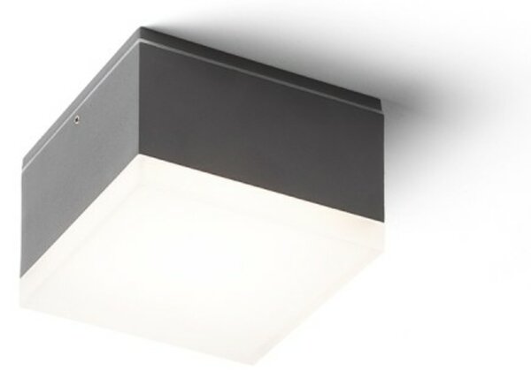 RED - DESIGN RENDL RENDL ORIN SQ stropní antracitová satinovaný akryl 230V LED 10W IP54 3000K R13629