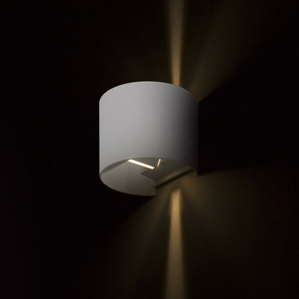 RED - DESIGN RENDL RENDL TITO R DIMM nástěnná bílá 230V LED 2x3W IP65 3000K R13736