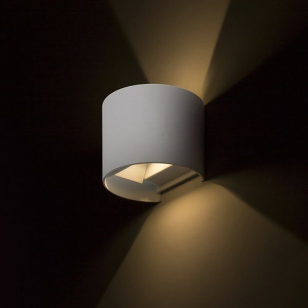 RED - DESIGN RENDL RENDL TITO R DIMM nástěnná bílá 230V LED 2x3W IP65 3000K R13736