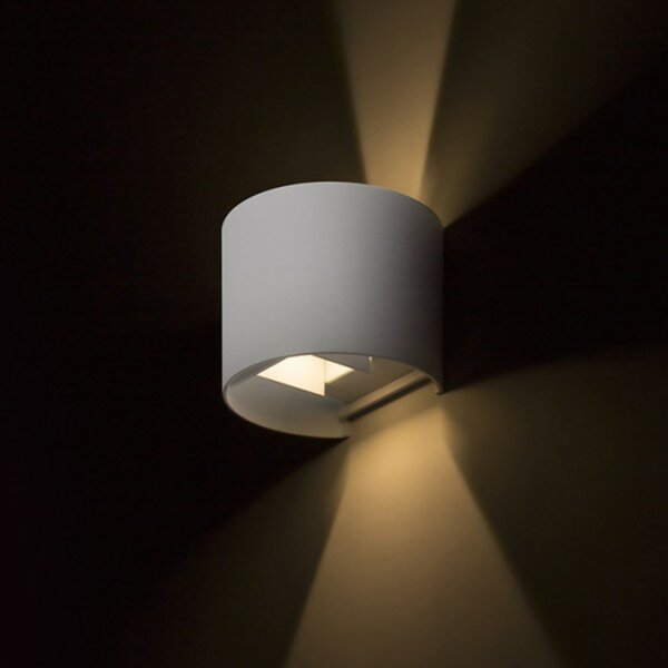 RED - DESIGN RENDL RENDL TITO R DIMM nástěnná bílá 230V LED 2x3W IP65 3000K R13736