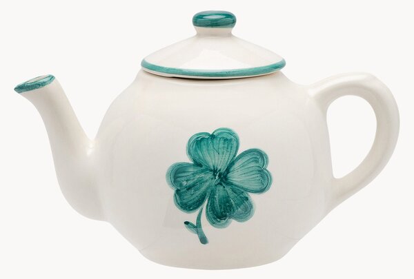 Ručně malovaná konvice Shamrock