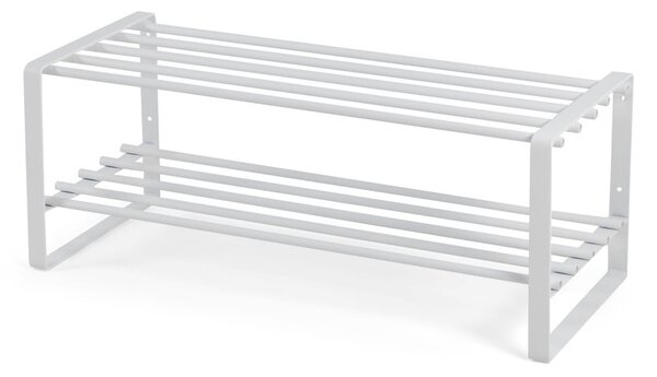 Bílý kovový botník 70x29x27 cm Rex – Spinder Design