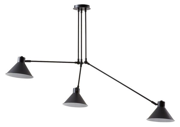 Černé stropní svítidlo 80x80 cm Dione – Kave Home