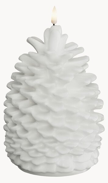 Ručně vyrobená vánoční LED svíčka's realistickým plamenem Pine Cone