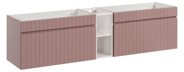 Comad Koupelnová skříňka pod umyvadlo set Iconic Rose 180 antická růžová/bílá