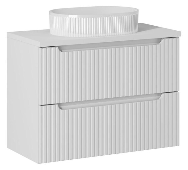 Comad Koupelnová skříňka s deskovým umyvadlem Nova White 80 bílá