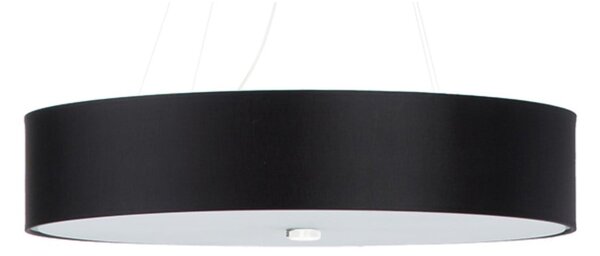 Černé závěsné svítidlo s textilním stínidlem ø 60 cm Herra – Nice Lamps