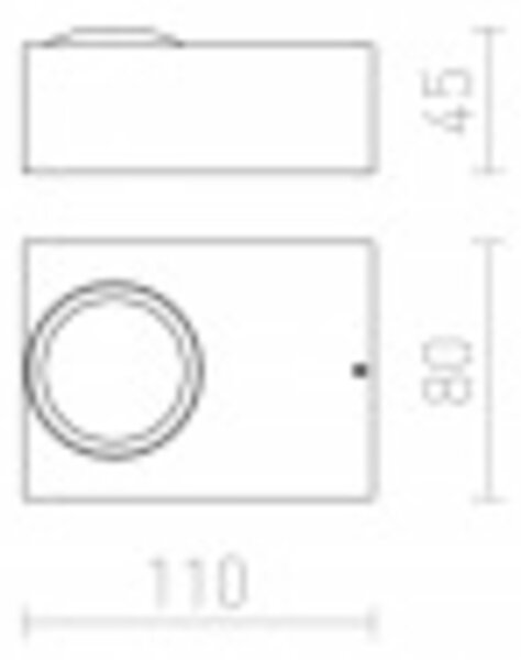 RED - DESIGN RENDL RENDL KORSO I nástěnná česaný hliník 230V LED 5W 120° IP54 3000K R12829