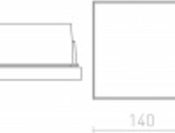 RED - DESIGN RENDL RENDL DEJAVU SQ 14 zápustná černá 230V LED 6W IP65 3000K R12531