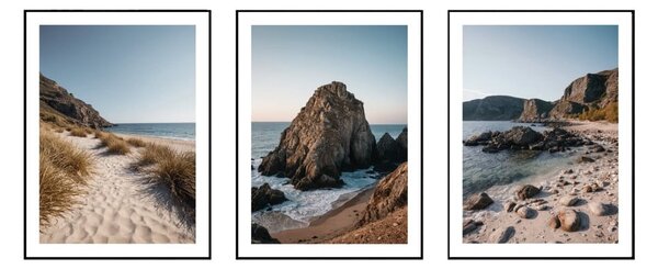 Obrazy v sadě 3 ks 30x40 cm Rocky Coast