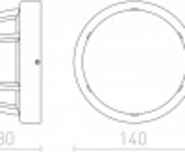 RED - DESIGN RENDL RENDL FAROS venkovní antracitová 230V LED 3W IP54 3000K R11963