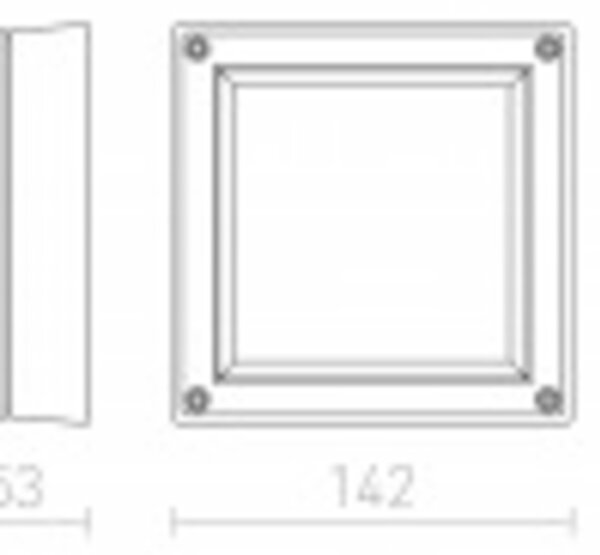 RED - DESIGN RENDL RENDL DELTA 145 přisazená antracitová 230V GX53 9W IP54 R12563