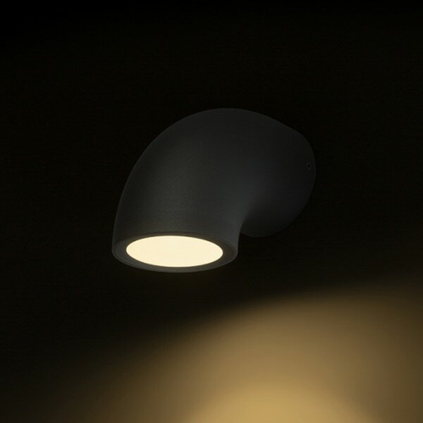 RED - DESIGN RENDL RENDL PIPER nástěnná antracitová 230V LED 6W IP54 3000K R13560