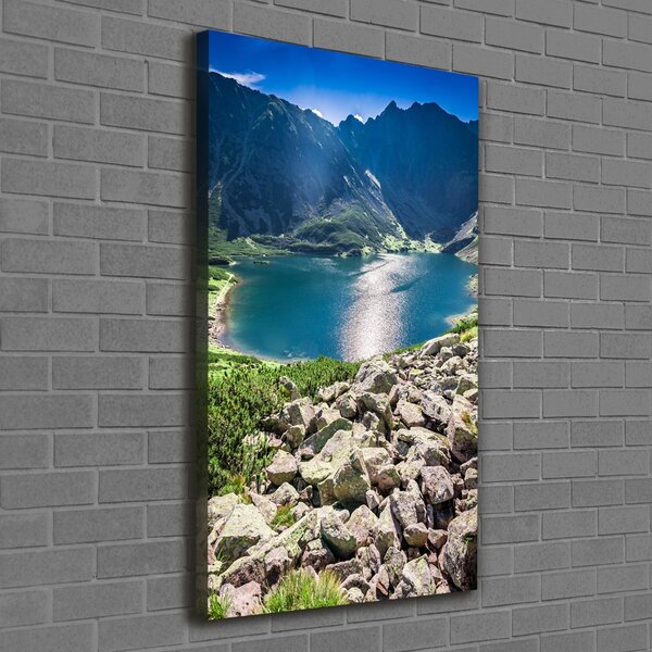 Vertikální Foto obraz na plátně Černé jezero Tatry ocv-127509941