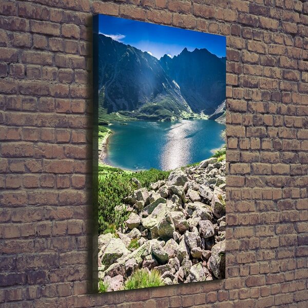 Vertikální Foto obraz na plátně Černé jezero Tatry ocv-127509941