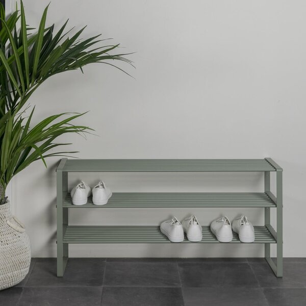 Šedozelený kovový botník 100x48,5x29 cm Rex – Spinder Design