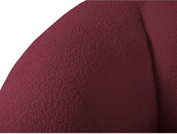Vínová pohovka z textilie bouclé 210 cm Essen – Cosmopolitan Design