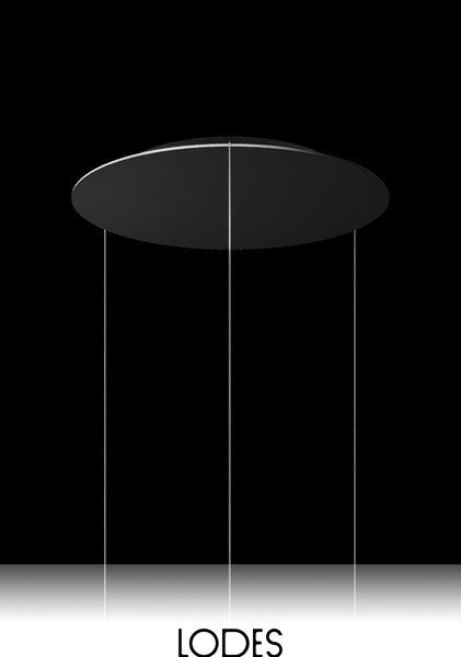 Lodes Závěsné LED svítidlo TIDAL, 33W, ø 60 cm, CRI90 Barva: Bílá + bílá montura, Teplota světla: 2700K - teplá bílá, Stmívání, řízení: TRIAC (lze použít i bez stmívání)