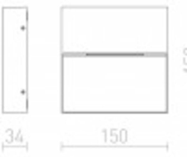 RED - DESIGN RENDL RENDL AQILA SQ nástěnná bílá 230V LED 6W IP54 3000K R12542