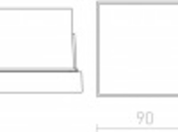 RED - DESIGN RENDL RENDL DEJAVU SQ 9 zápustná černá 230V LED 3.5W IP65 3000K R12530