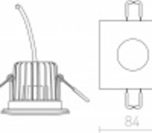 RED - DESIGN RENDL RENDL WATERBOY SQ chrom 230V LED 10W 40° IP65 3000K R11730