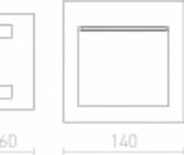 RED - DESIGN RENDL RENDL GORDIQ M zápustná antracitová 230V LED 3W IP65 3000K R12536