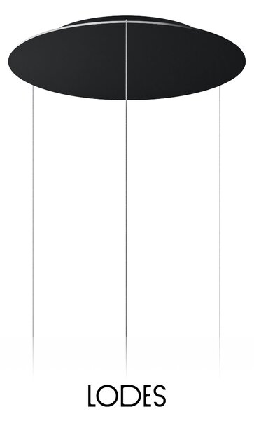 Lodes Závěsné LED svítidlo TIDAL, 33W, ø 60 cm, CRI90 Barva: Bílá + bílá montura, Teplota světla: 2700K - teplá bílá, Stmívání, řízení: TRIAC (lze použít i bez stmívání)