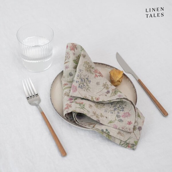 Lněné ubrousky v sadě 2 ks Botany 2 – Linen Tales