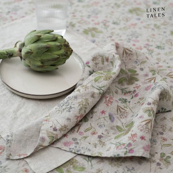 Lněné ubrousky v sadě 2 ks Botany 2 – Linen Tales