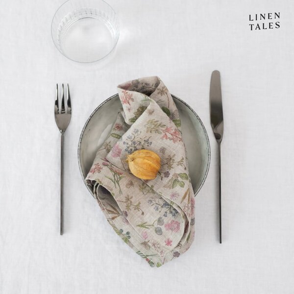 Lněné ubrousky v sadě 2 ks Botany 2 – Linen Tales