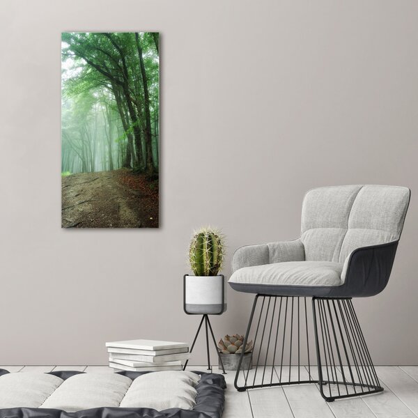 Vertikální Foto obraz canvas Mlha v lese ocv-132941694
