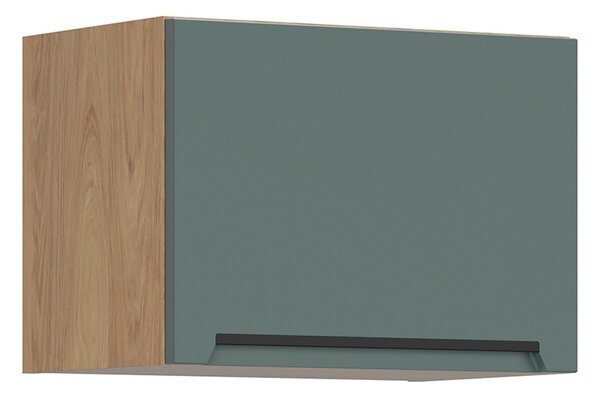 BRW Kuchyně Family Line Iris GO-50/36-O, dub hikora/boho green matt