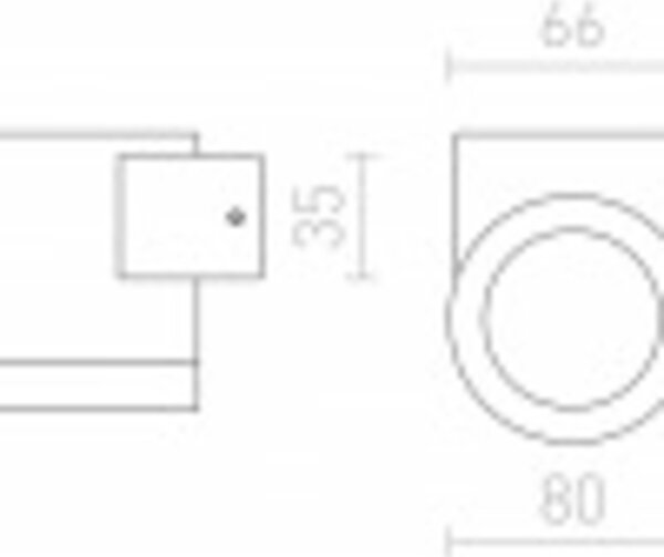 RED - DESIGN RENDL VÝPRODEJ VZORKU RENDL MOIRE I hliník 230V GU10 35W IP54 R10133