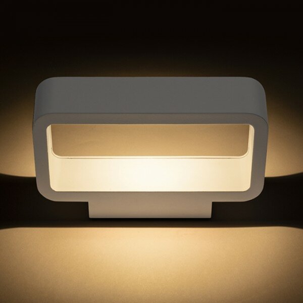 RED - DESIGN RENDL RENDL TAPA nástěnná bílá 230V LED 6W IP54 3000K R13562