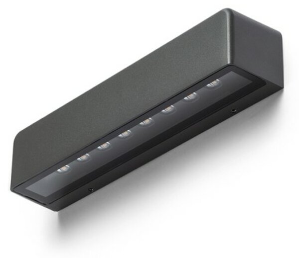 RED - DESIGN RENDL RENDL SAMPO nástěnná antracitová 230V LED 9W IP65 3000K R13619