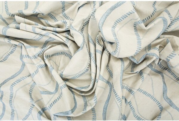 Žluto-modrý závěs 140x245 cm Arcade – Mendola Fabrics