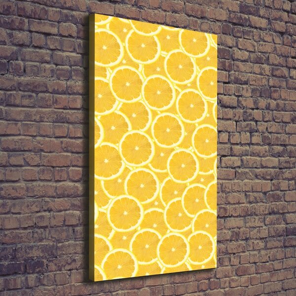 Vertikální Moderní obraz canvas na rámu Citrony ocv-138709638
