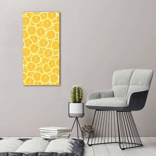 Vertikální Moderní obraz canvas na rámu Citrony ocv-138709638