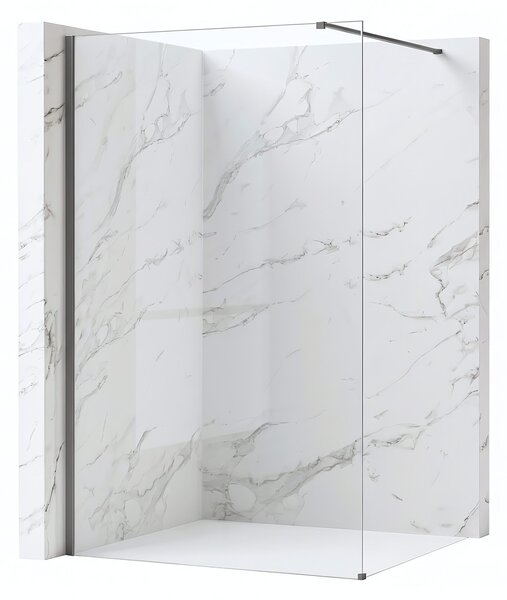 Sprchová zástěna Rea Flexi Transparent / Titan 90