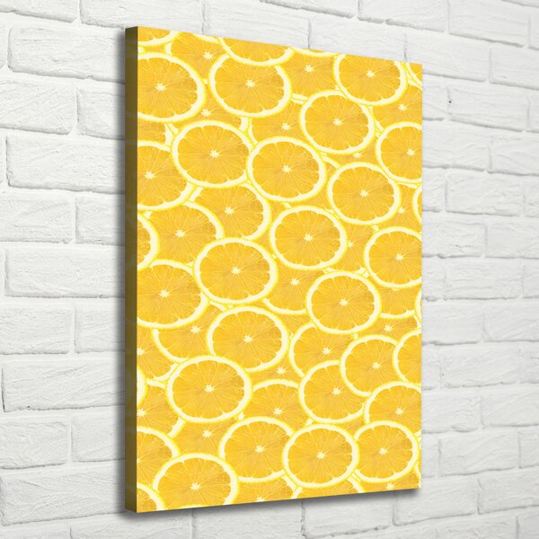 Vertikální Moderní obraz canvas na rámu Citrony ocv-138709638