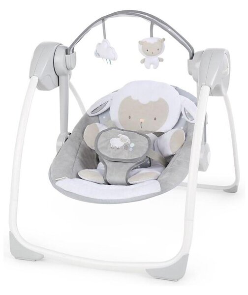 Ingenuity - Dětská houpačka s melodií CUDDLE LAMB 4xLR14