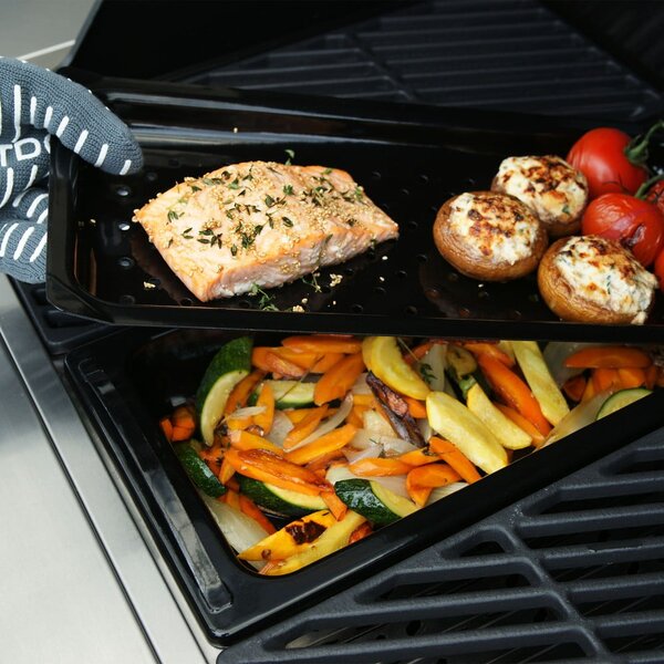 Ocelové grilovací plechy v sadě 2 ks Dualchef – Outdoorchef