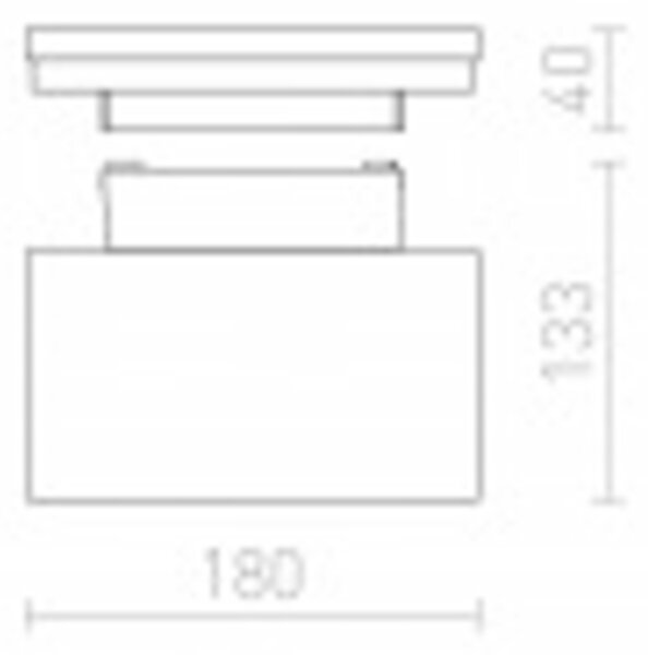 RED - DESIGN RENDL RENDL XYLO nástěnná antracitová 230V LED 8W IP54 3000K R12562
