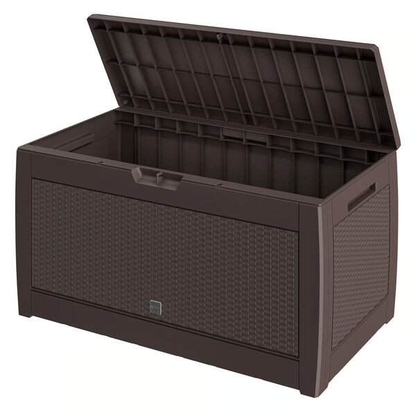 Odkládací box RATO, 310l, 119x48x60cm, hnědá Prosperplast