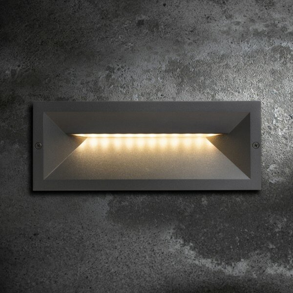 RED - DESIGN RENDL RENDL RAGG zápustná černá 230V LED 12W IP65 3000K R13621