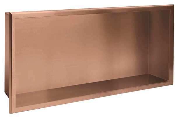 Vestavná koupelnová police 30x60 brush copper
