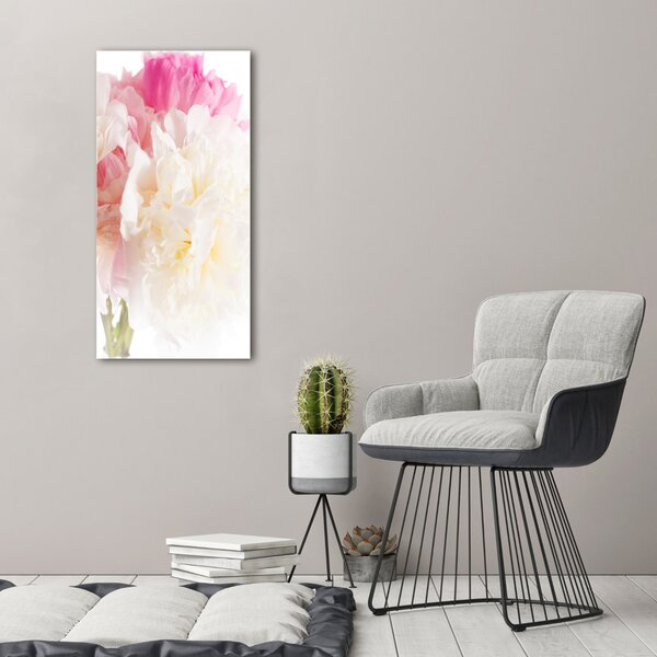 Vertikální Moderní obraz canvas na rámu Pivoňka ocv-148556936